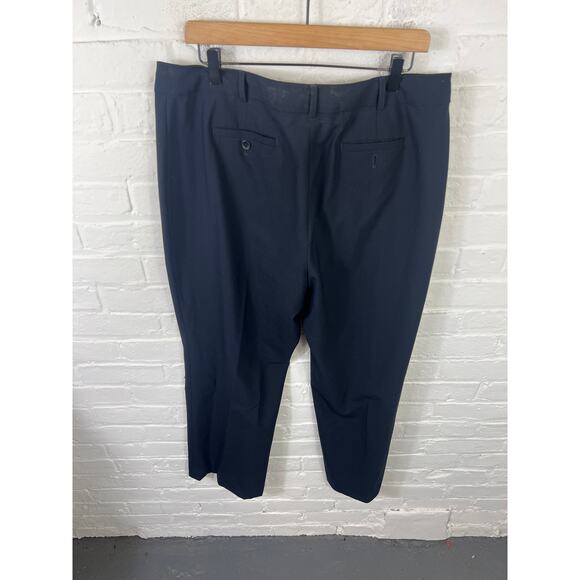 Jones New York Women's Straight Leg Stretch Dress Pant Flat Front Black Size 16 - Picture 3 of 5